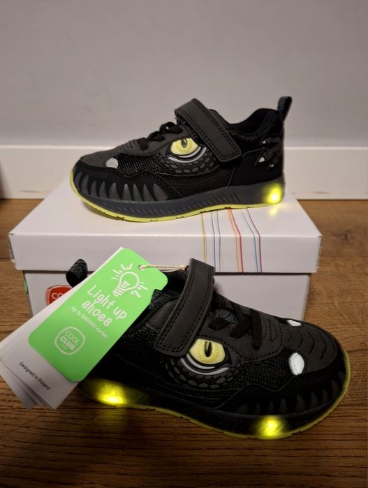 Nowe rewelacyjne adidasy świecące dino dinozaur smok 29 CoolClub sneakersy