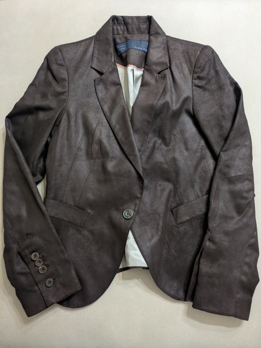 Blazer castanho da Zara