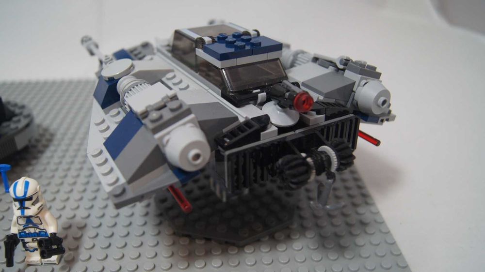 Lego Star Wars 501 clone custom Swampspeeder + Snowspeeder figurki ...