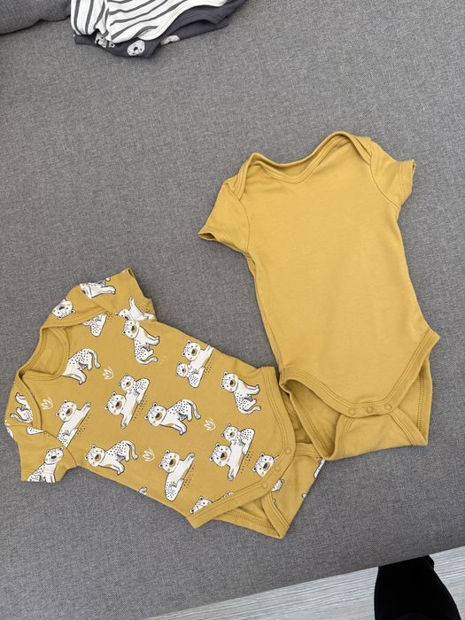 Одежда детская боди C&A  3-6 месяцев одяг дитячий 68 рр боді набір лот