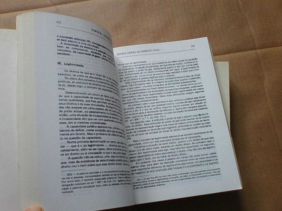 Teoria Geral do Direito Civil  Vol. i Tomo I e Vol II