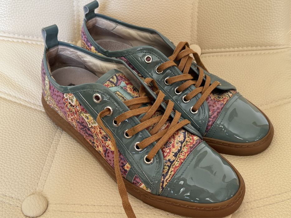 Шкіряні кеди Galliano.