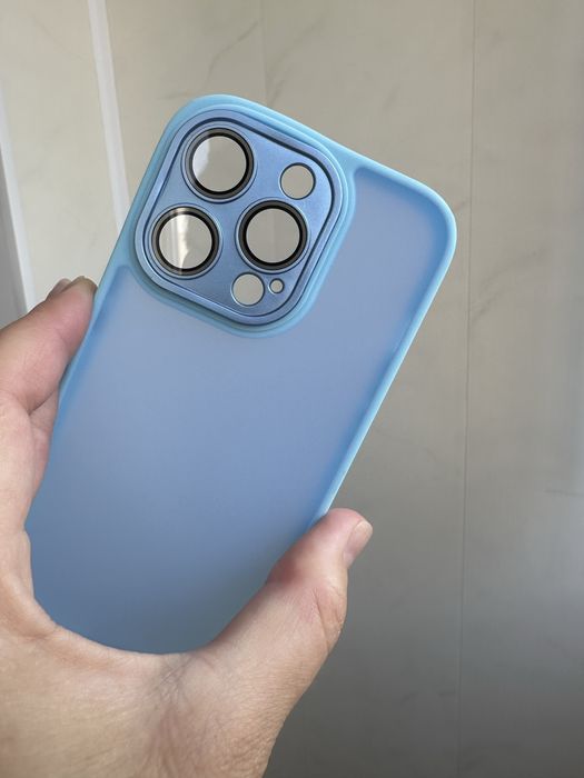Чохол iPhone 14 Pro блакитний
