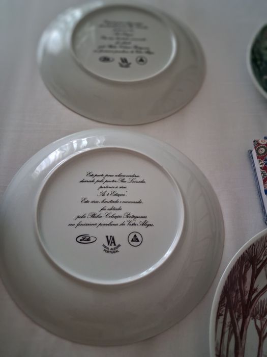 4 pratos das estacoes do ano colecção phillae