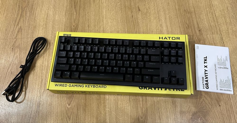 Механічна Клавіатура Hator Gravity X TKL