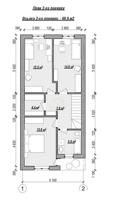 Велмарт | Стильний збудований таунхаус 137 м2 | Газ