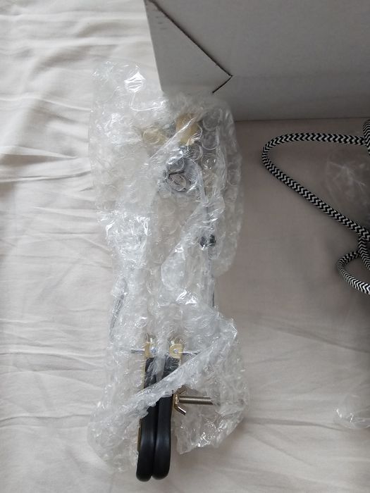 Lampka ścienna Ikea Ranarp czarna loft