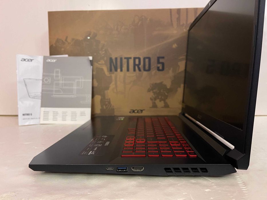БОЛЬШОЙ Игровой ACER NITRO AN517 /GTX 1650 /GDDR6/Core 10300/ КОМПЛЕКТ