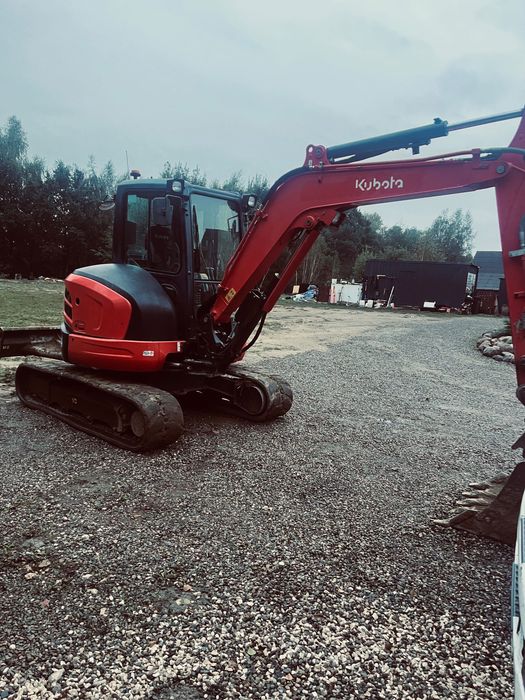 Wyburzenia rozbiórki  usługi koparką wynajem koparki koparko-ładowarka