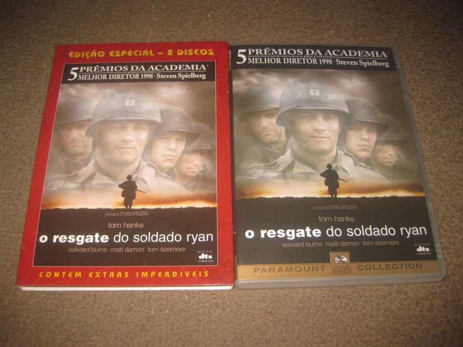 "O Resgate do Soldado Ryan" Tom Hanks/Edição Especial 2 DVDs/Slidepack