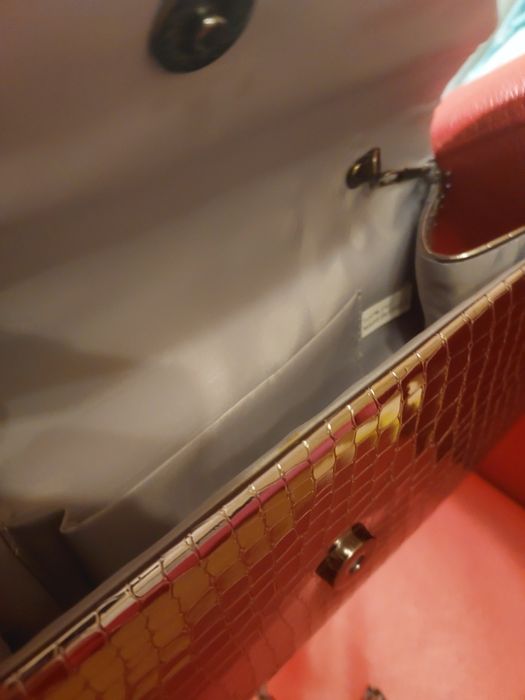 Kopertówka - Srebrna torebka na łańcuszku