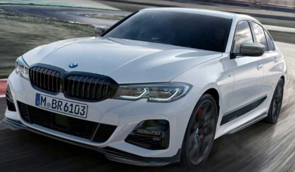 Spoiler Dokładka przód BMW G20 G21 MPakiet czarny połysk