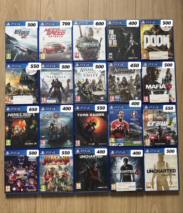 Диски ігри на ps4/5