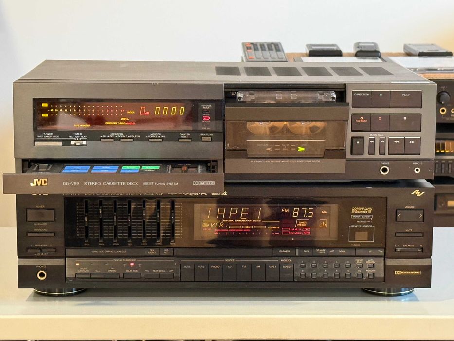 Magnetofon Deck JVC DD-VR9, 3 głowice, Unikat!