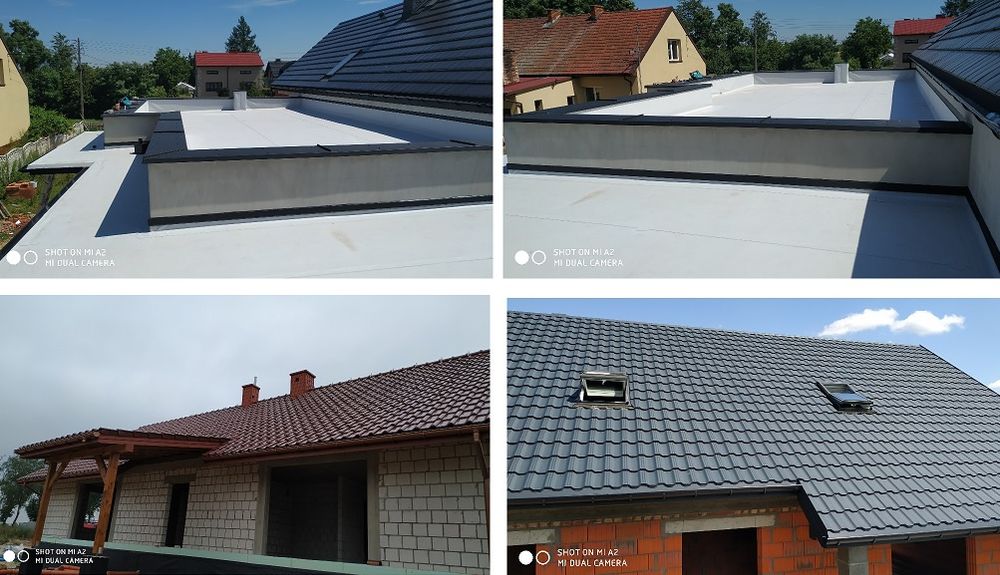 usługi blacharsko dekarskie okna dachowe dekarz papa membrana  blachy