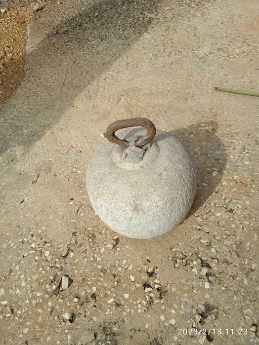 peso em pedra 1/2 arroba