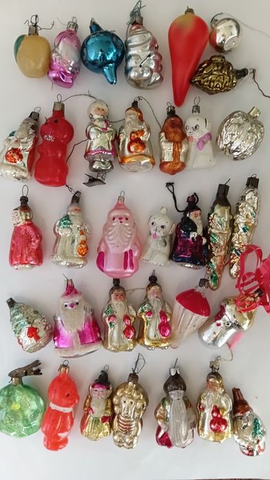 Елочние игрушки  ссср  малютка набор