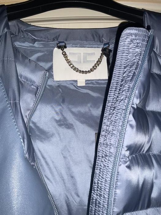 Шикарне пальто Elisabetta Franchi by Céline b. , синє, p. 44 Італія