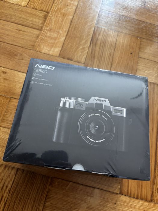 NOWY Aparat Cyfrowy NBD 5K/4K Vlogging | 16x Zoom | WiFi | Nowy, w folii!