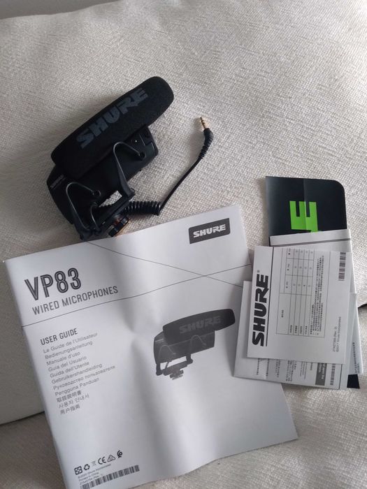 Microfone Shure VP83 para câmara de filmar