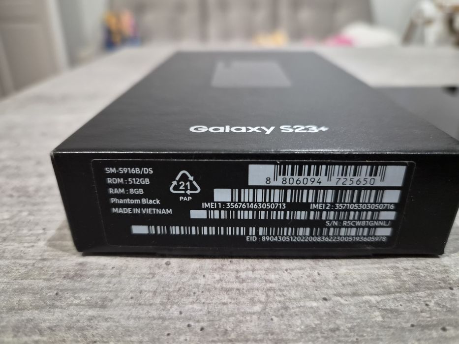 Samsung s23+ 512gb