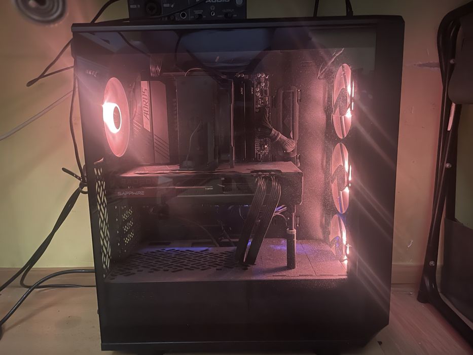 Komputer PC, rx 7800 xt, ryzen 5 7600x