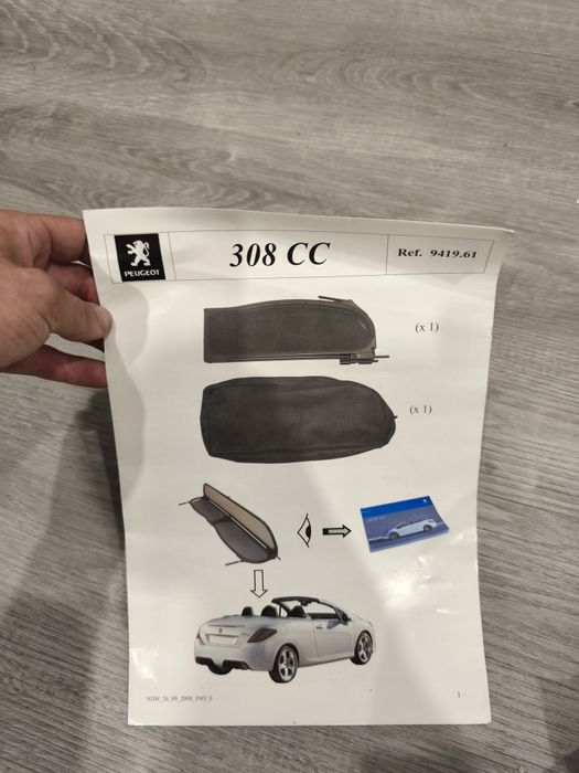 Windstop Peugeot 308 CC