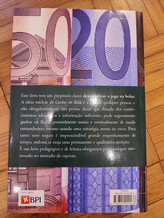 Livro Ganhar em Bolsa de Fernando Braga de Matos como novo