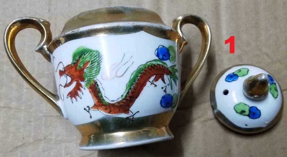 Lote de artigos de cerâmica