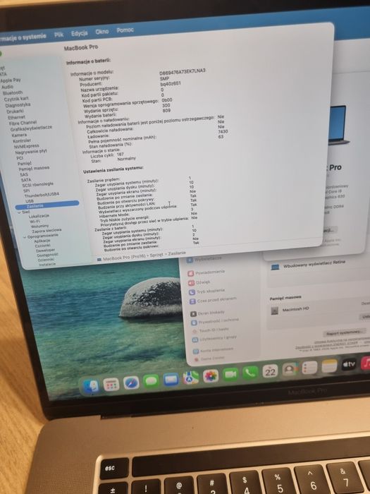 Macbook Pro Space Gray i9 32gb Radeon 5300M 4gb