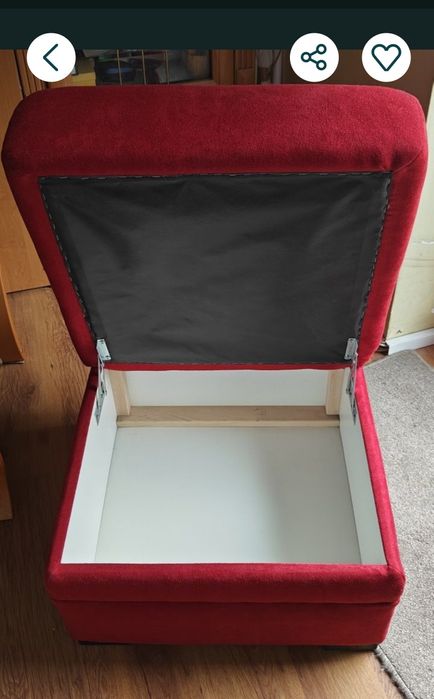 Pufa XXL Duża Przystawka do narożnika kanapy