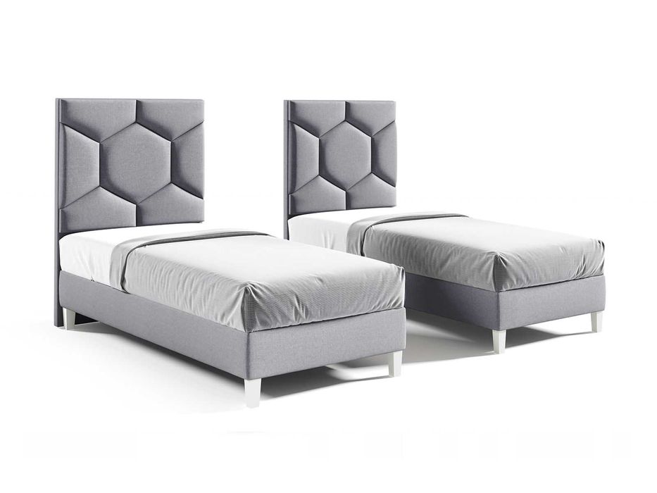 Tapicerowane łóżko hotelowe 70 / 80 / 90 / 100x200 - SZYBKA DOSTAWA