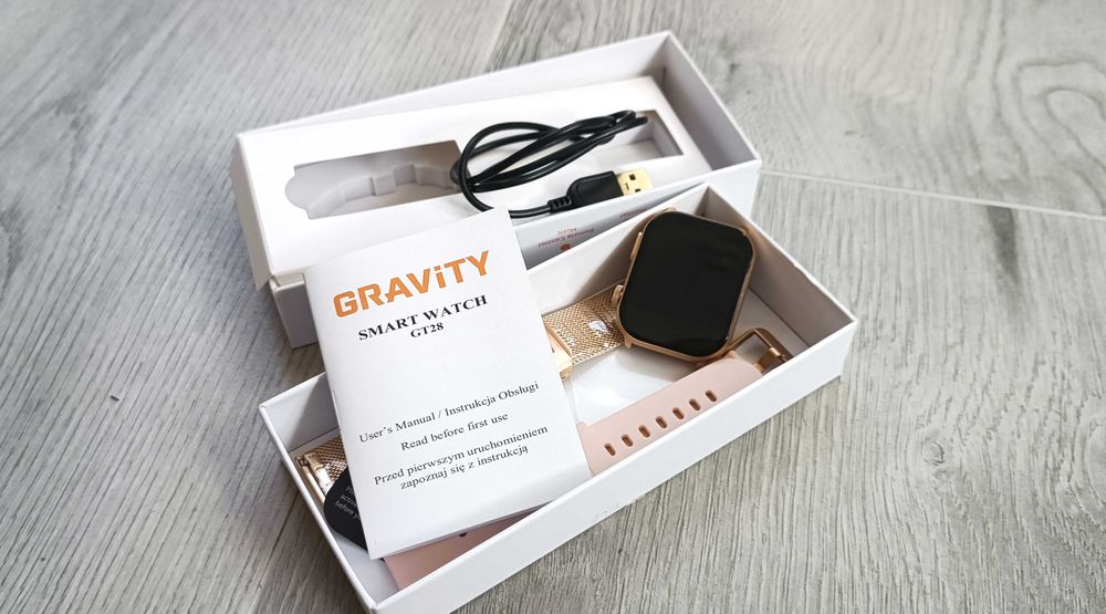 Zegarek Smartwatch Gravity T28-6 RG/RG/PK