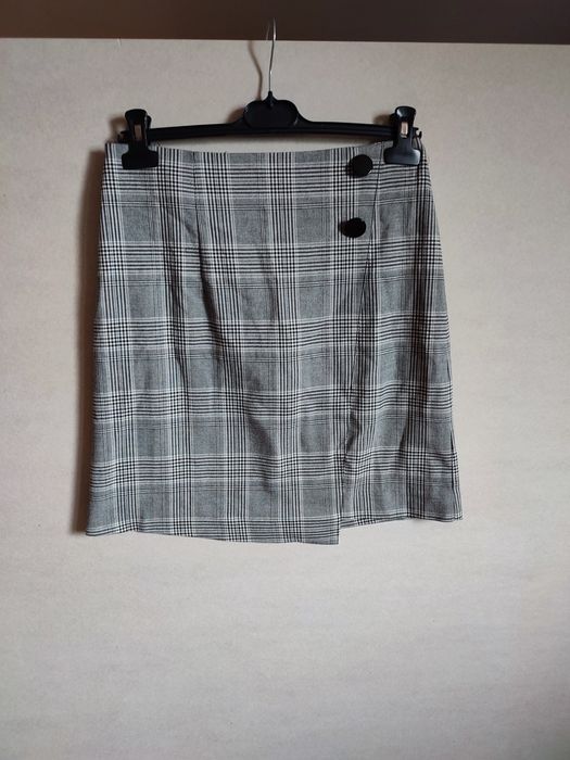 Spódniczka mini w kratkę Marks and Spencer S M