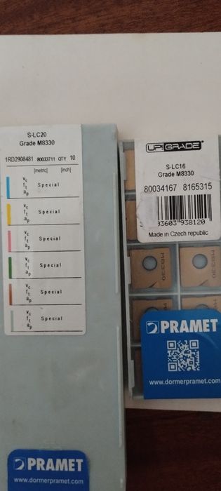 RC 12   LC 12   S-LC20  S-LC16 7230. Pramet