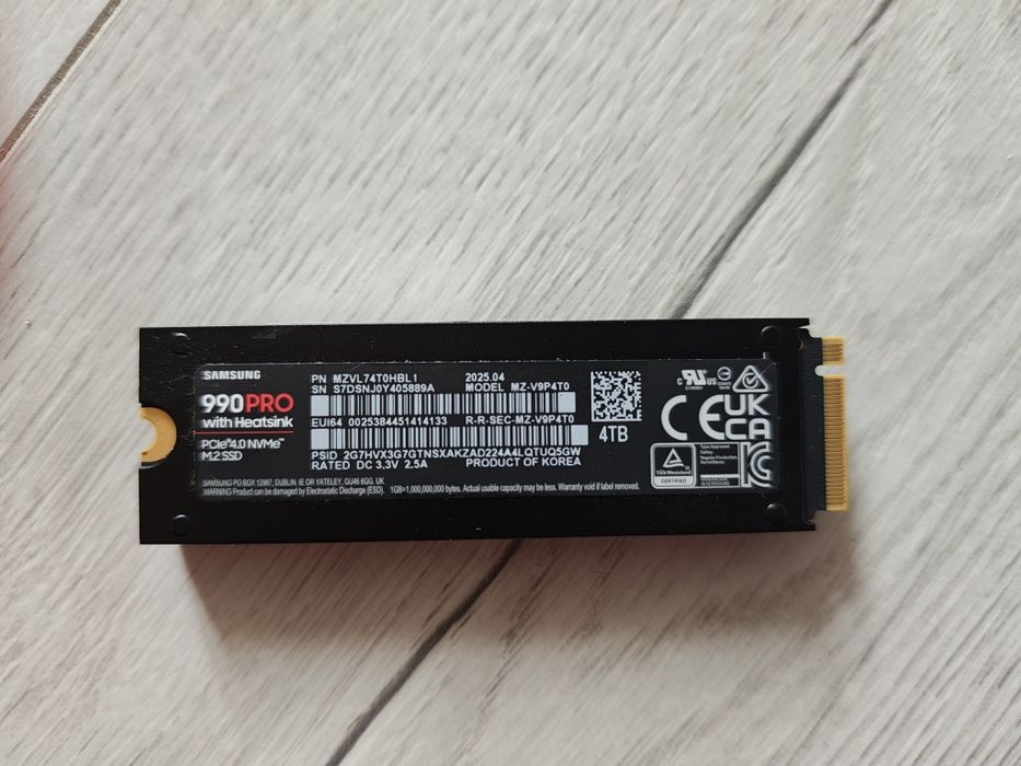 4 TB M2 SSD Samsung 990 PRO NVMe
