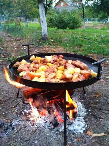 Сковорода из диска 40 50 60 см мангал гриль для огня BBQ Супер цена!