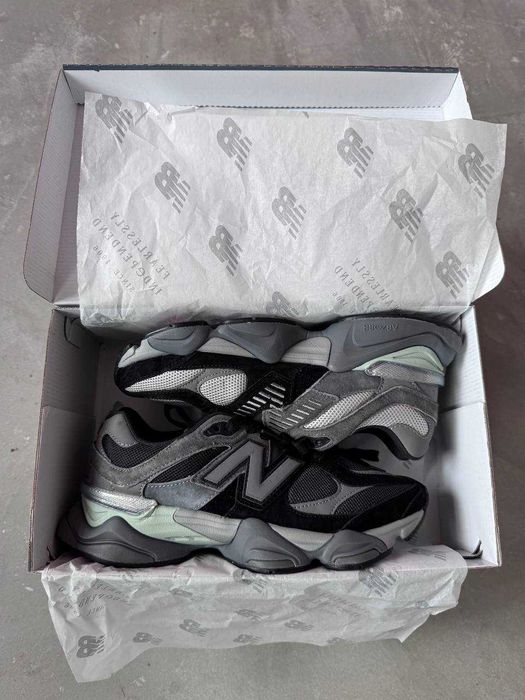 Кросівки New Balance 9060 Black Grey (36-45) Нью Беланс 9060 чорні