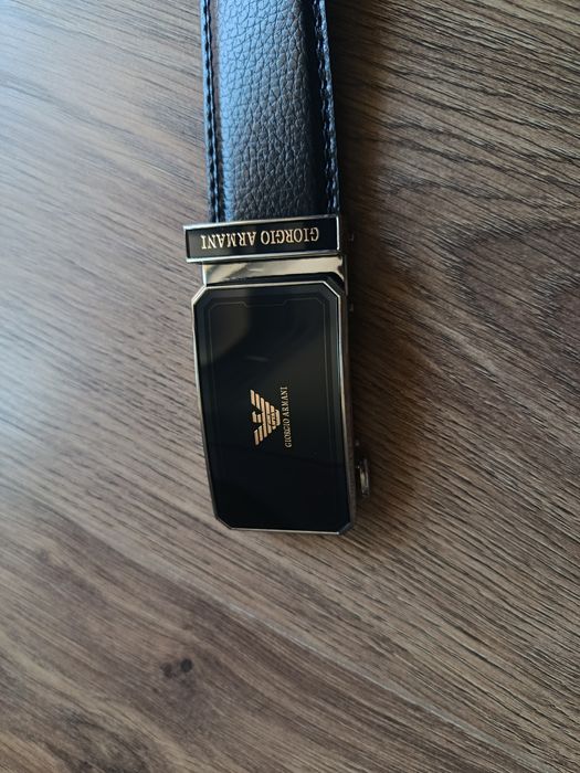Pasek męski Emporio Armani skórzany