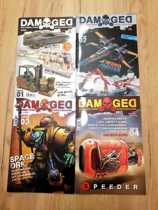 Revistas DAMAGED Novas - Do Nº1 ao Nº12