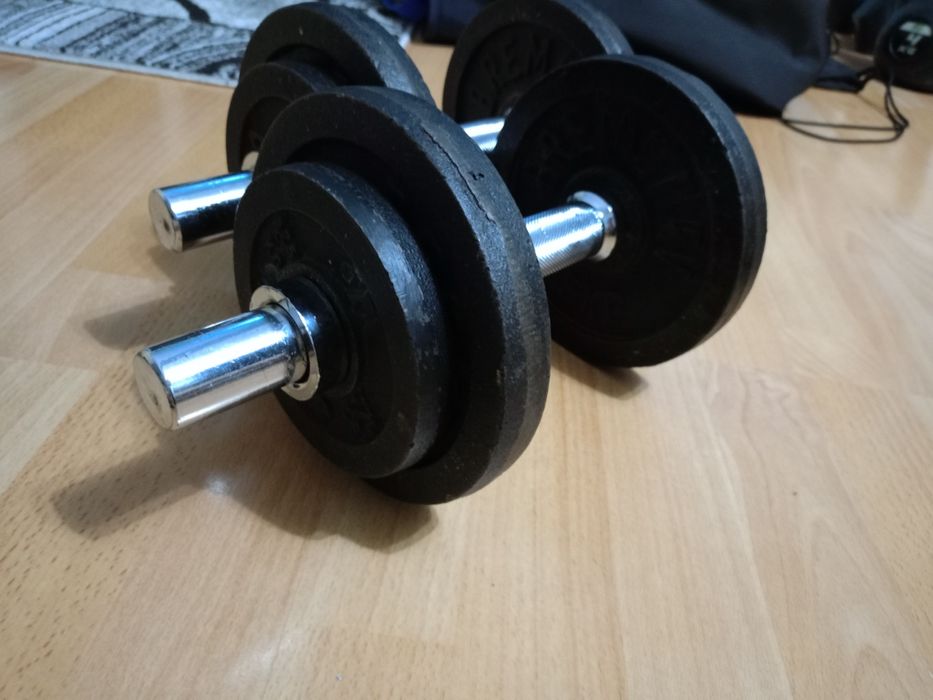 Hantle stalowe regulowane 2x10kg