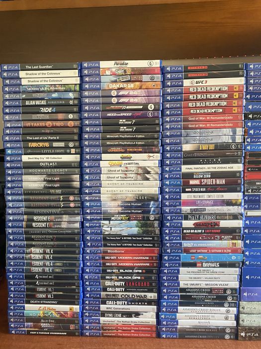 Lote de jogos PS4 e PS5
