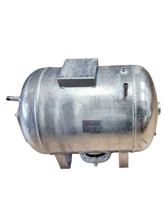 Zbiornik ocynkowany 100L poziomy WIMEST z osprzętem