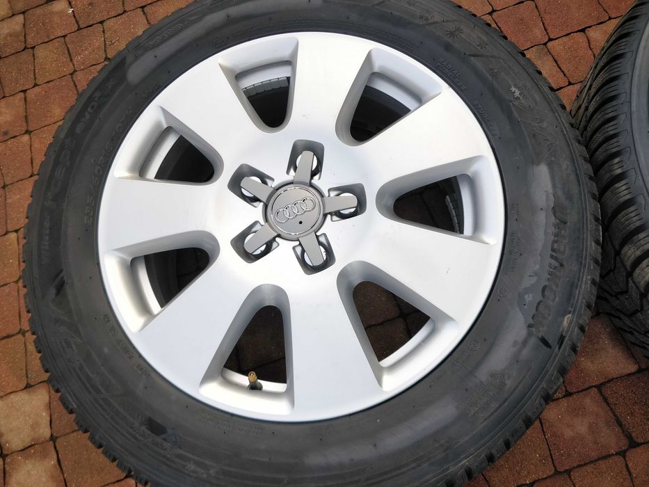 2928. Koła zimowe Audi Q7 4L 5x130 oryginał 235/60/18 Continental 2024
