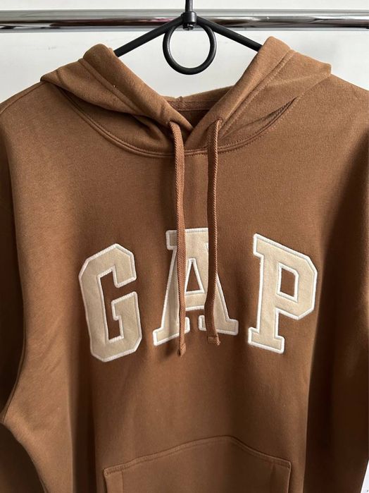 Худи Gap, коричневый худи гер, геп худи, худак Gap