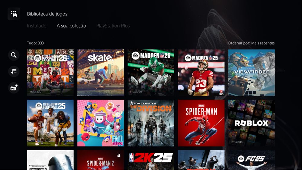 Playstation 5 Digital + 1 Comando + 333 Jogos