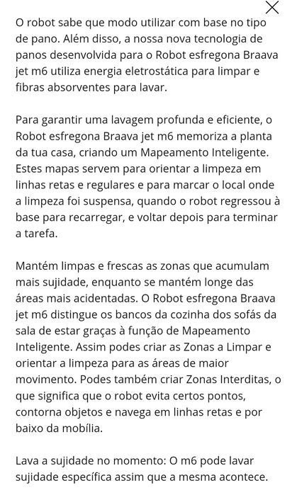 Irobot mopa IROBOT Braava Jet M6 (Autonomia 90 min - Branco)