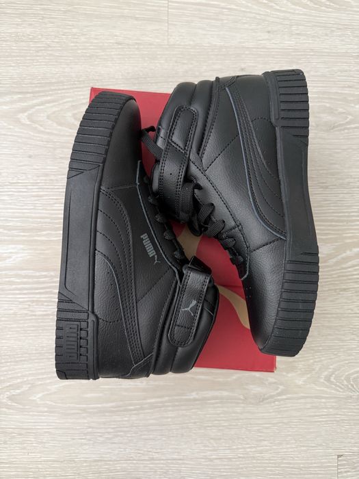 Шкіряні демісезонні високі кеди Puma Carina 2.0 mid 40 розмір