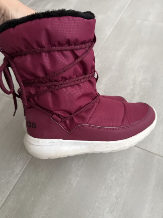 Adidas Cloudfoam race winter теплые сапоги дутики. Размер 40
