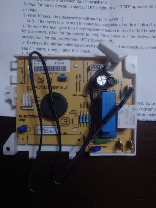 Ariston LD87 Control Board64286449792643120